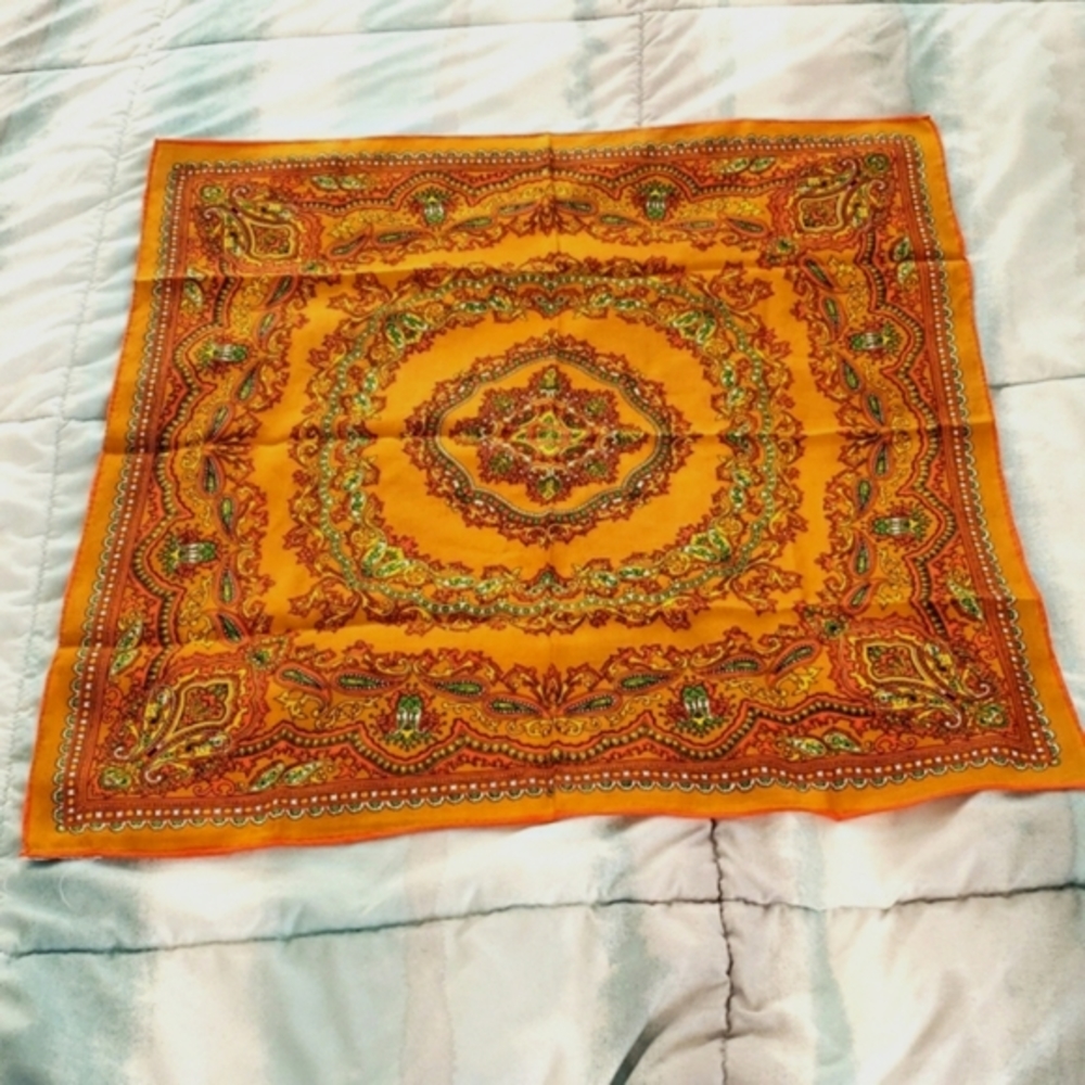 Vintage De Mura Silk Scarf Made in Japan